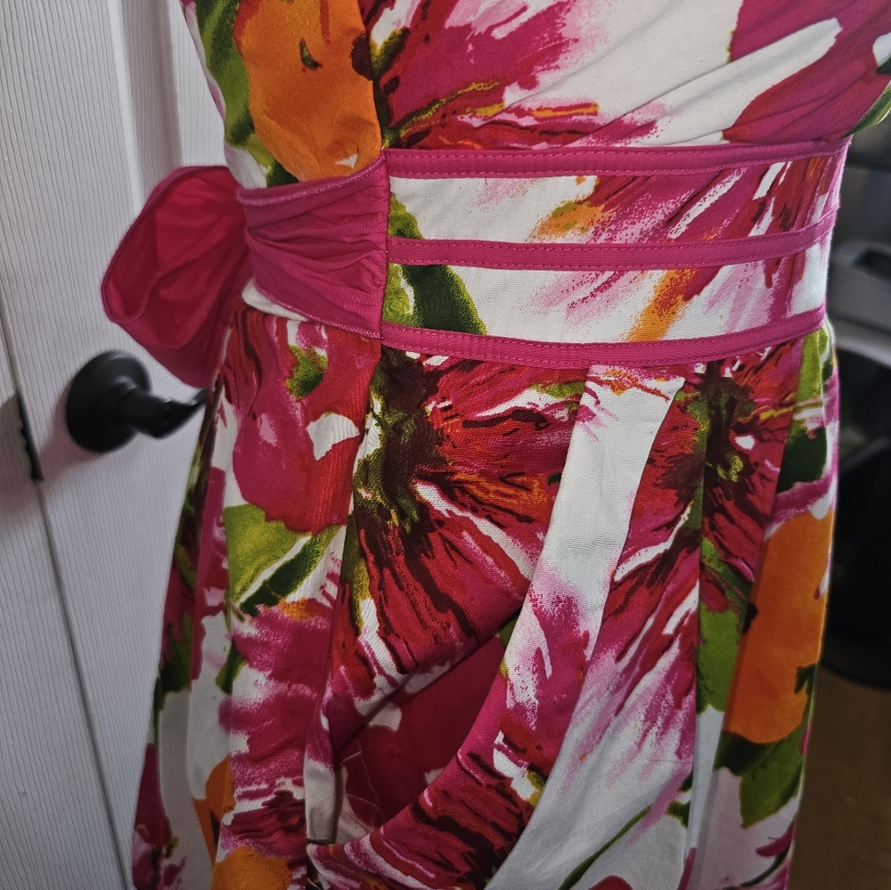 NWT City Studio Floral Dress - Picture 5 of 10
